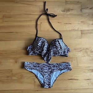 Victoria’s Secret PINK leopard print bikini